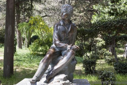Young Pushkin sculpture